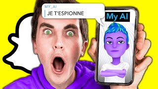 Je Pose Des Questions À NE JAMAIS POSER À quotMy AIquot Snapchat [upl. by Arni]