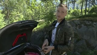 Guidetti visar upp sportbilen quotPolisen brukade stoppa migquot  TV4 Sport [upl. by Manuela]