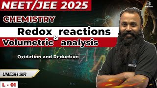 L01  Oxidation and Reduction  NEETJEE 2025  Chemistry  Umesh sir  Horizon Academy [upl. by Anyotal]