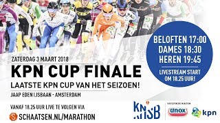 Livestream KPN Marathon Cup 16 Finale 3 maart 2018 [upl. by Nytsirhc]