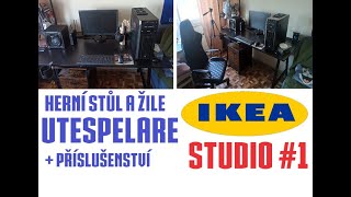 UTESPELARE herní stůl a židle  příslušenství z Ikea  Studio 1 [upl. by Emmalynne]