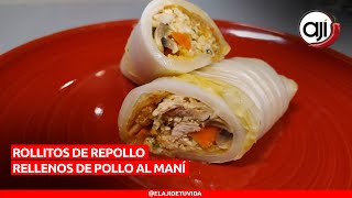 como hacer Rellenos de REPOLLO con CARNE MOLIDA fácil a mi manera [upl. by Dragone]