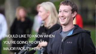 Facebook CEO visits Harvard [upl. by Eceinej960]