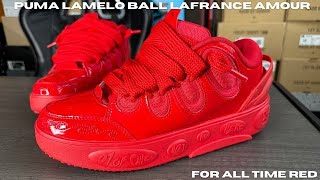 Puma la Melo Ball LaFrance Amour For All Time Red On Feet Review [upl. by Viola]