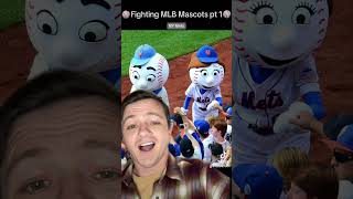 Fighting MLB Mascots pt1 mlb jomboy comedy mascot reels funny barstoolsports funnyvideo LOL [upl. by Gyasi]