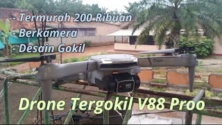 Drone Ter Gokil V88 mustofachenel8420 [upl. by Yelserp779]