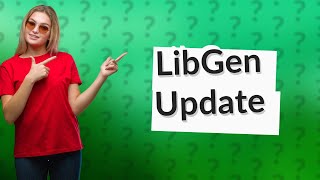 Did LibGen get shut down [upl. by Direj]