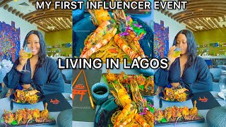 LIVING IN LAGOS 12 JINJA RESTAURANT INVITED ME TO A FOOD TASTING EVENT  MY FIRST INFLUENCER EVENT [upl. by Mundford]