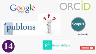 Research IDs  Every Researcher must have  Google Scholar  Orcid ID  Publons  Research Gate [upl. by Nadabus739]