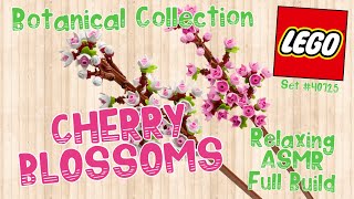 Cherry Blossoms A LEGO Botanicals super relaxing full build [upl. by Thelma998]