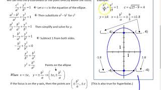 5C Latus rectum amp eccentricity of an ellipse [upl. by Adamson391]