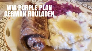 WW PURPLE PLAN GERMAN ROULADEN 8 POINT DINNER [upl. by Nohtahoj239]