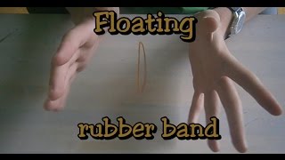 Floating rubber band magic trick [upl. by Hephzibah]