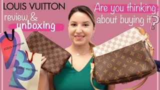 LV Unboxing  Pochette Accessoires NM Review  Mod Shots 16 MM Strap Quality amp Alternatives [upl. by Trant]