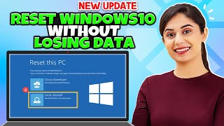 How To Reset Windows10 To Factory Settings Without Losing Data  Full Guide [upl. by Aleuname]