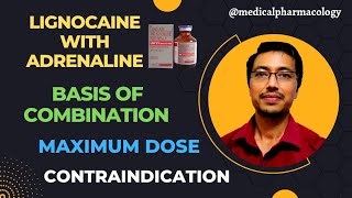 Why Do We Mix Lignocaine With Adrenaline With Clinical Explanation mbbs medicalpharmacology [upl. by Willet]