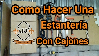 Como Hacer Una Estantería Con Cajones Paso A Paso [upl. by Gert]