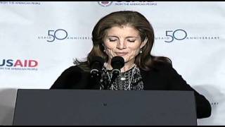 Caroline Kennedy at the USAID 50th Anniversary Event [upl. by Millisent]