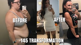 145 Pound Weight Loss Transformation Before and After PhotosVideos [upl. by Noraha]