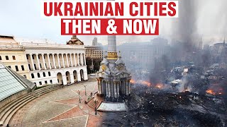 Ukrainian cities Before amp after the war  Kyiv Bucha Mariupol amp others  WION Originals [upl. by Ahsiki629]