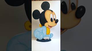 Mickey Mouse en icopor 🎉 shorts icopor plumavit anime mickey mickeymouse aerografo [upl. by Ase478]