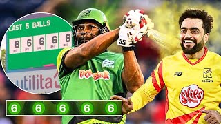 “🔥 Pollard’s 5 Sixes in 5 Balls Historic Assault on Rashid Khan 💥” [upl. by Sim]