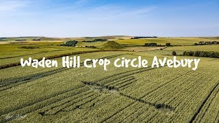 Crop Circle Waden Hill  Avebury 272018 [upl. by Nivart]