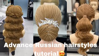 Advance Russian hairstyles 😍 [upl. by Nodroj481]