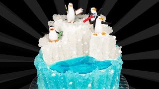 Penguins of Madagascar Cake from Cookies Cupcakes and Cardio [upl. by Tebasile]