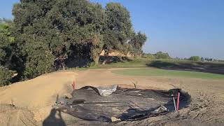 Lone Tree Golf amp Event Center hole 14 bunker renovation [upl. by Bigod783]