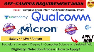 OffCampus Hiring😍 Software Engineer Job Internships for Fresher  Batch232425 jobswithshubham [upl. by Trebla]