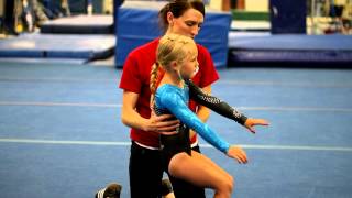 Back Handsprings for Beginner Gymnasts  Beginning Gymnastics [upl. by Lirva545]