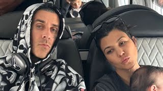 Kourtney Kardashians Husband Travis Barker Breaks Silence on Leaked Photo of Baby Rocky [upl. by Ecyle]