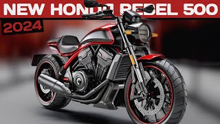 2024 Honda Rebel 500  Review Specs Features [upl. by Asirehc]