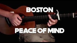 Boston  Peace Of Mind  Fingerstyle Guitar [upl. by Oijres]