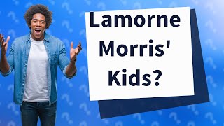 Does Lamorne Morris have a kid [upl. by Neerihs]