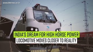 India gets its first high horse power locomotive from France [upl. by Eelirrem344]