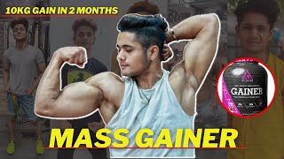 MASS GAINER Transformation  How to use MASS GAINER  Mass Gainer Results 100 [upl. by Spatola]