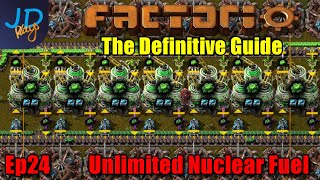 Factorio 10 The Definitive Guide Ep24 ⚙️Unlimited Nuclear fuel ⚙️Guide For New Players walkthrough [upl. by Nolyaw]