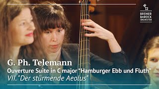 G Ph Telemann Ouverture Suite in C major quotHamburger Ebb und Fluthquot VII quotDer stürmende Aeolusquot [upl. by Hu]