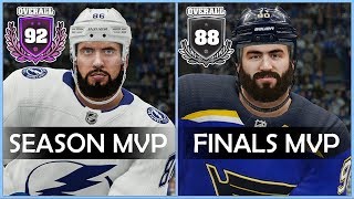 NHL season and finals MVP overalls in EA NHL 1994  2019 [upl. by Airretal]