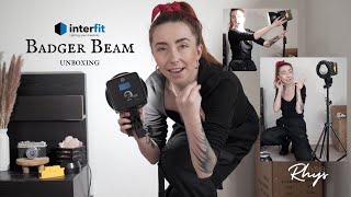 Interfits BADGER BEAM  LED monolight for videography and filmmaking  UNBOXING and FIRST REACTION [upl. by Poppas915]