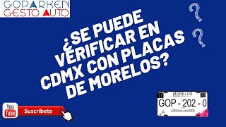 ¿Cómo verificar de forma voluntaria en CDMX con placas de Morelos [upl. by Ajnos]