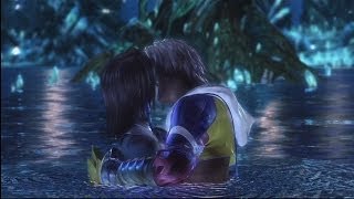 PS3 Final Fantasy X HD Remaster Tidus and Yuna  Kissing Scene [upl. by Aniez]