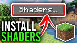 How To Install Shaders On Minecraft PC 2023  Get Shaders In Minecraft PC [upl. by Martynne585]