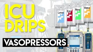 Vasopressors Part 1  ICU Drips [upl. by Axia]