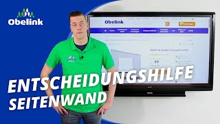 Welche Seitenwand für meine Markise  Entscheidungshilfe  Obelink [upl. by Kcirdle499]