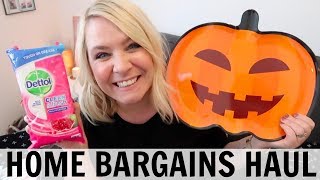 HOME BARGAINS AUTUMN HAUL Home amp Halloween [upl. by Blayne]