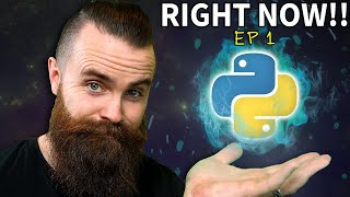 you need to learn Python RIGHT NOW  EP 1 [upl. by Lette]