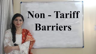 Non  Tariff Barriers [upl. by Durware131]